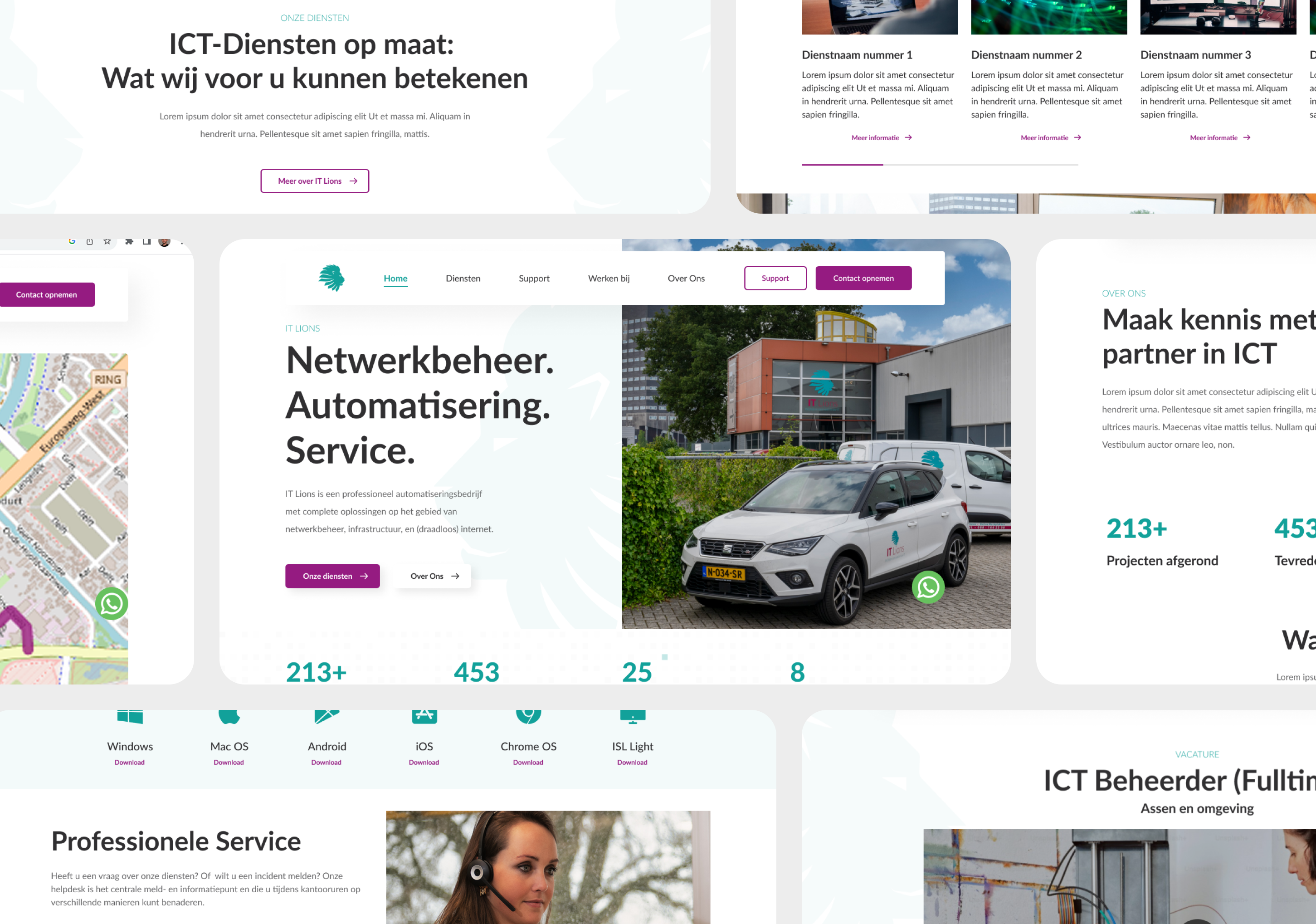 Image showing various elements of the project.